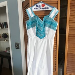 West African handmade/embroidered wedding dress